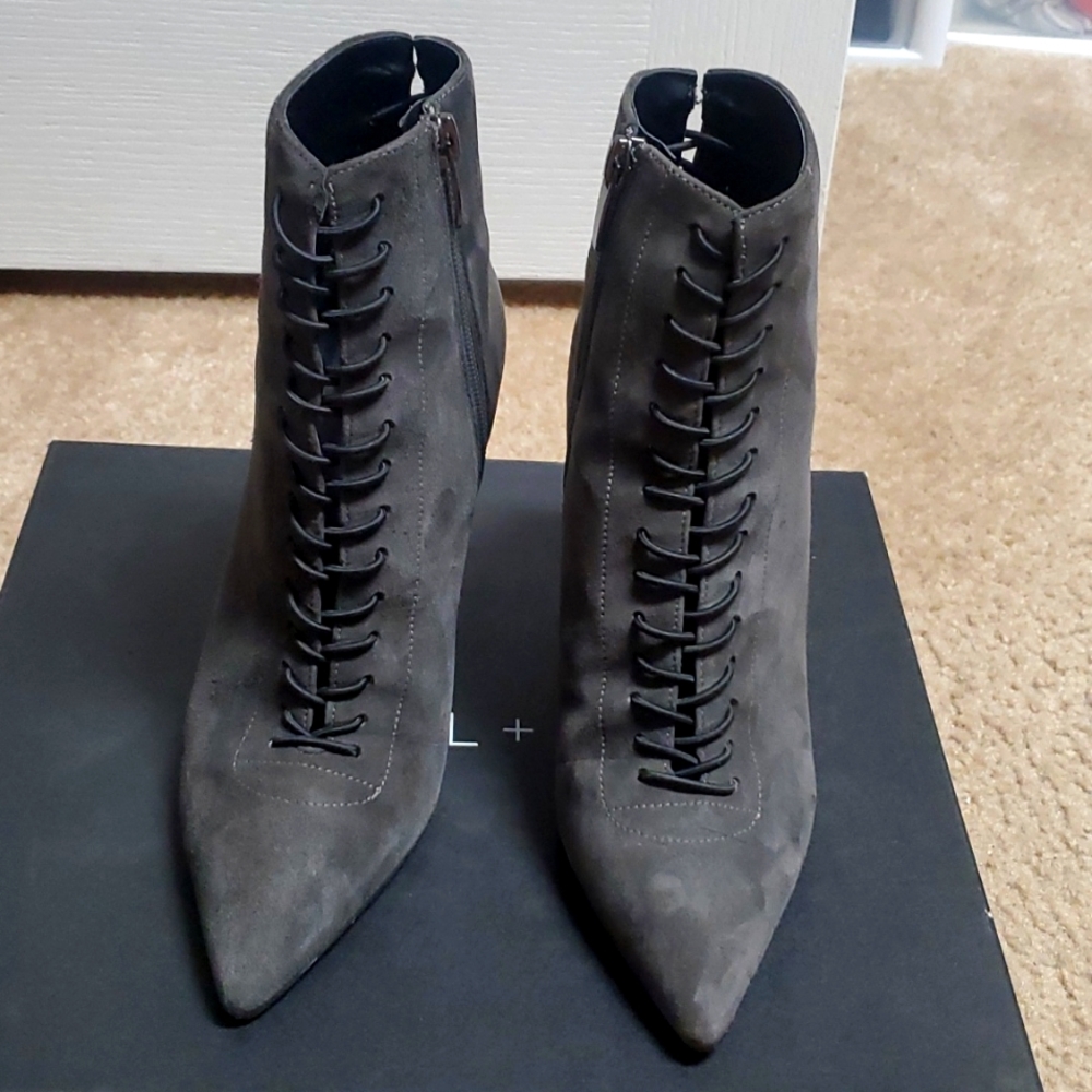 Kendall + Kylie booties, Size 6, Gray